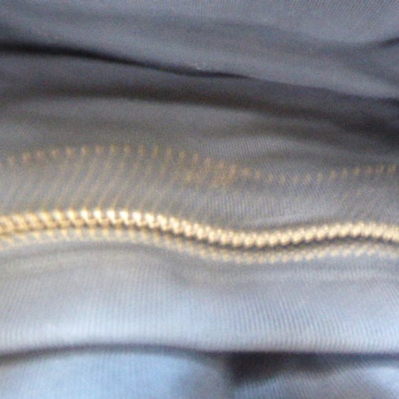 MORRIS MOSKOWITZ blue black cream TAPESTRY cut VELVET lucite handle BAG Vintage - Picture 4 of 6